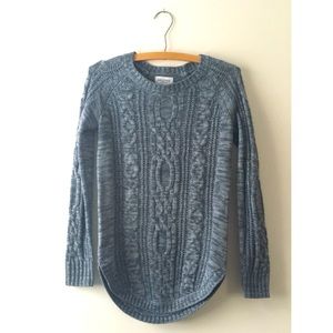 NWOT Grey Corded Sweater
